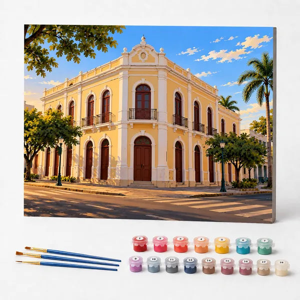 Kit de Pintura Numerada - Campo Grande, Mato Grosso do Sul