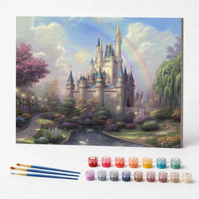 Kit de Pintura Numerada - Castelo Encantado