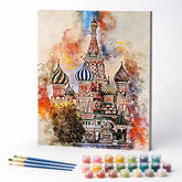 Kit de Pintura Numerada - Catedral de São Basílio