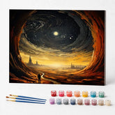 Kit de Pintura Numerada - Caverna Galáctica