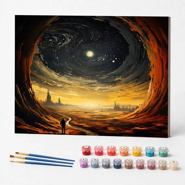 Kit de Pintura Numerada - Caverna Galáctica