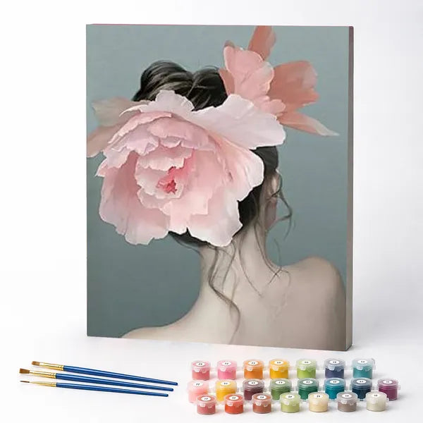 Kit de Pintura Numerada - Coque com Flores