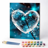 Kit de Pintura Numerada - Coração de Gelo