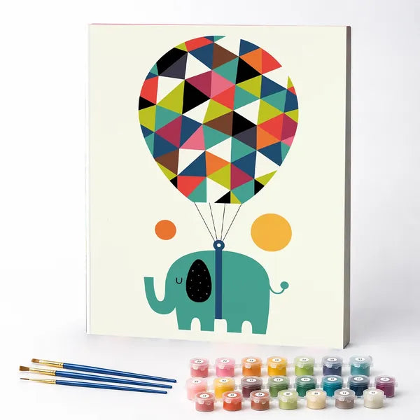 Kit de Pintura Numerada - Elefante e Balão