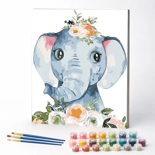 Kit de Pintura Numerada - Elefantinho