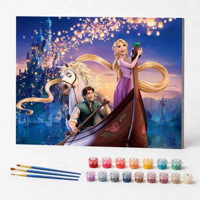 Kit de Pintura Numerada - Enrolados