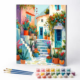Kit de Pintura Numerada - Escadaria da Vila