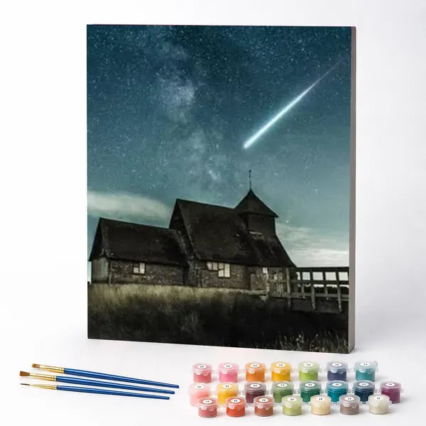 Kit de Pintura Numerada - Estrela Cadente