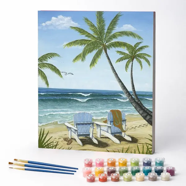 Kit de Pintura Numerada - Férias