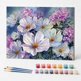 Kit de Pintura Numerada - Flores do Jardim Botânico