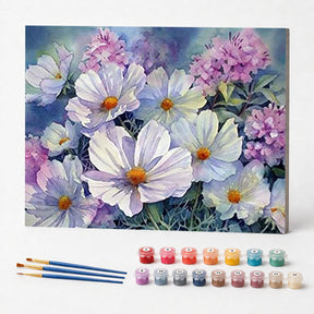 Kit de Pintura Numerada - Flores do Jardim Botânico