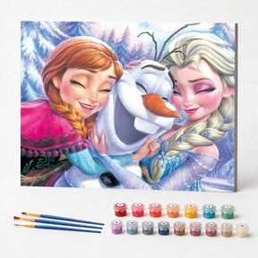 Kit de Pintura Numerada - Frozen