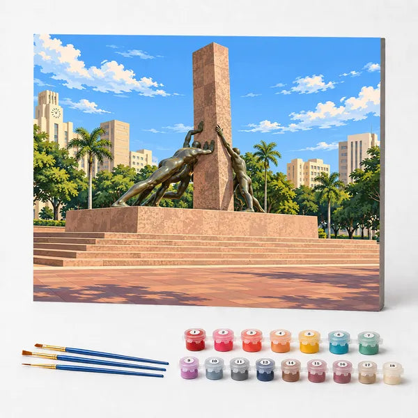 Kit de Pintura Numerada - Goiânia, Goiás