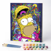 Kit de Pintura Numerada - Homer Simpson Divertido