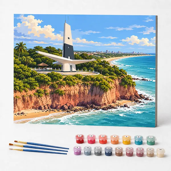 Kit de Pintura Numerada - João Pessoa, Paraíba