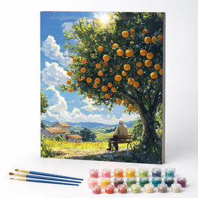 Kit de Pintura Numerada - Laranjeira