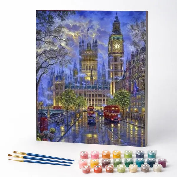 Kit de Pintura Numerada - Londres ao Entardecer