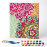 Kit de Pintura Numerada - Mandalas em Movimento