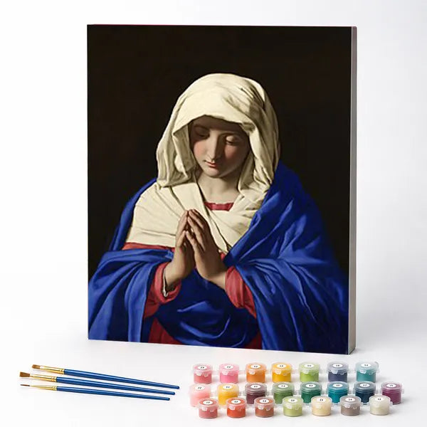 Kit de Pintura Numerada - Maria em Oração