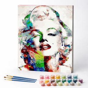 Kit de Pintura Numerada - Marilyn Monroe