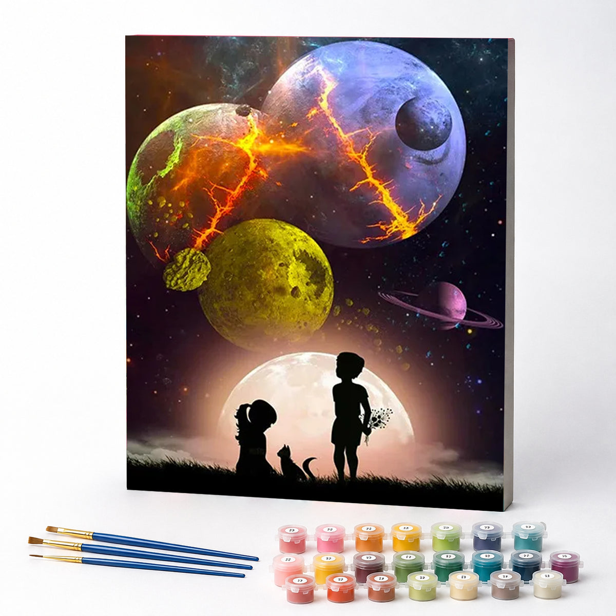 Kit de Pintura Numerada - Meu Primeiro Amor
