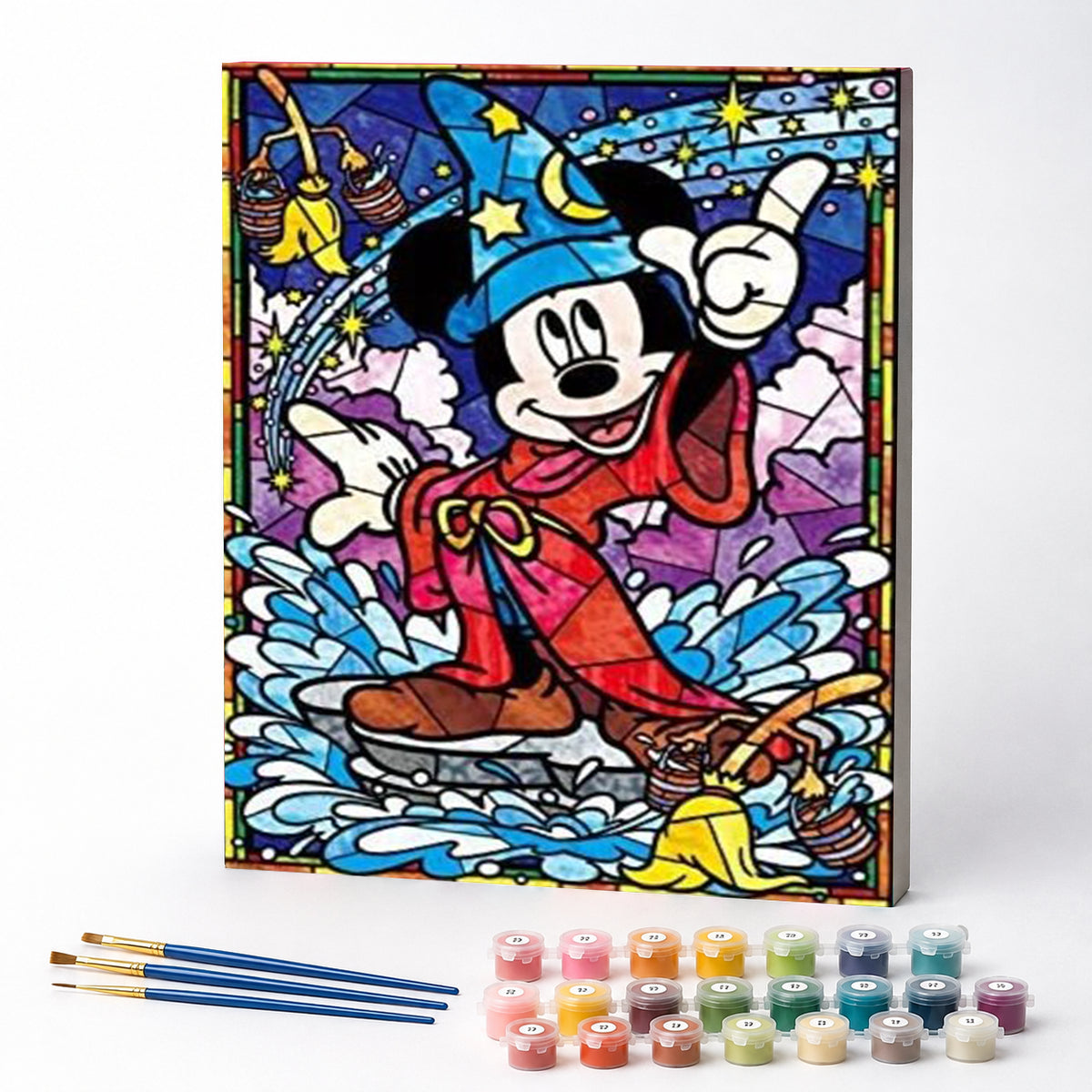 Kit de Pintura Numerada - Mickey em Mosaico