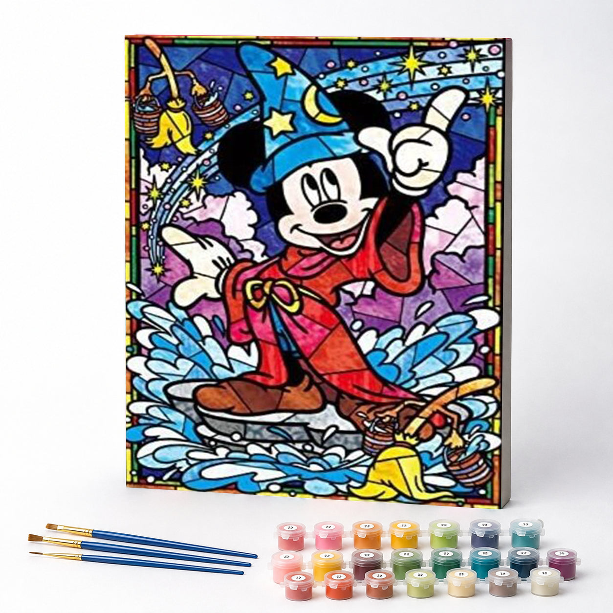 Kit de Pintura Numerada - Mickey em Mosaico