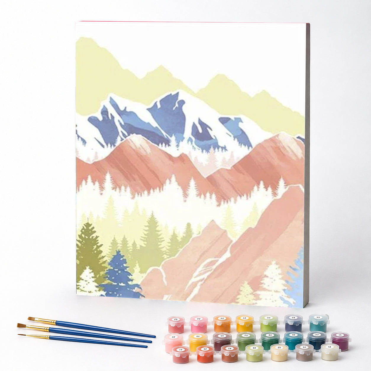 Kit de Pintura Numerada - Montanhas