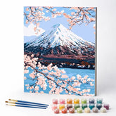 Kit de Pintura Numerada - Monte Fuji