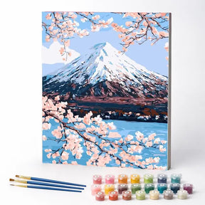 Kit de Pintura Numerada - Monte Fuji