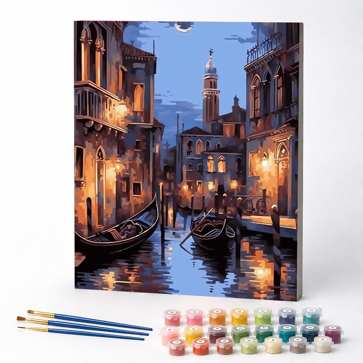 Kit de Pintura Numerada - Noite em Veneza