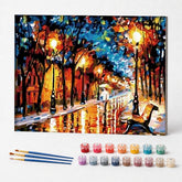 Kit de Pintura Numerada - Noite Iluminada