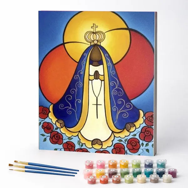Kit de Pintura Numerada - Nossa Senhora Aparecida
