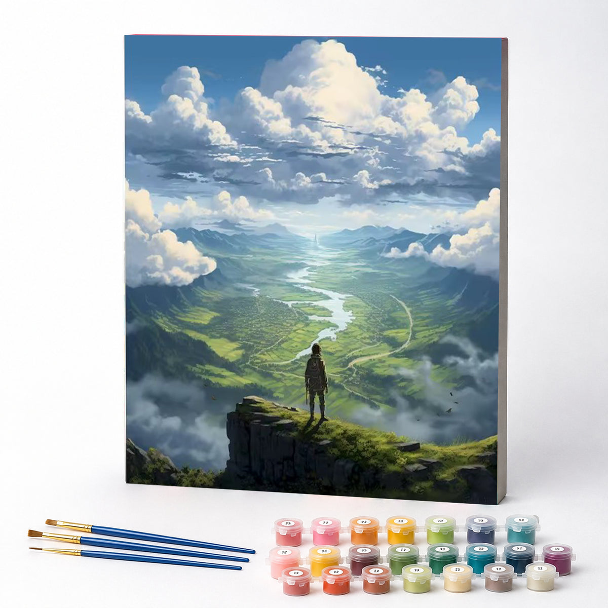 Kit de Pintura Numerada - O Caminho para o Futuro
