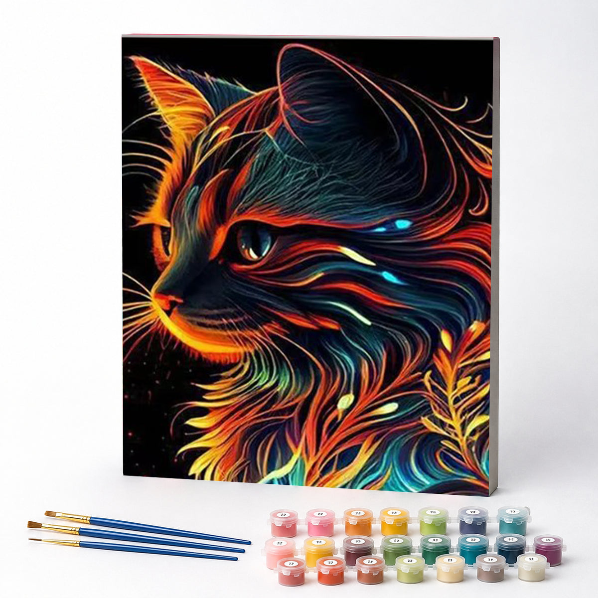 Kit de Pintura Numerada - O Gato