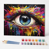 Kit de Pintura Numerada - O Olho das Cores