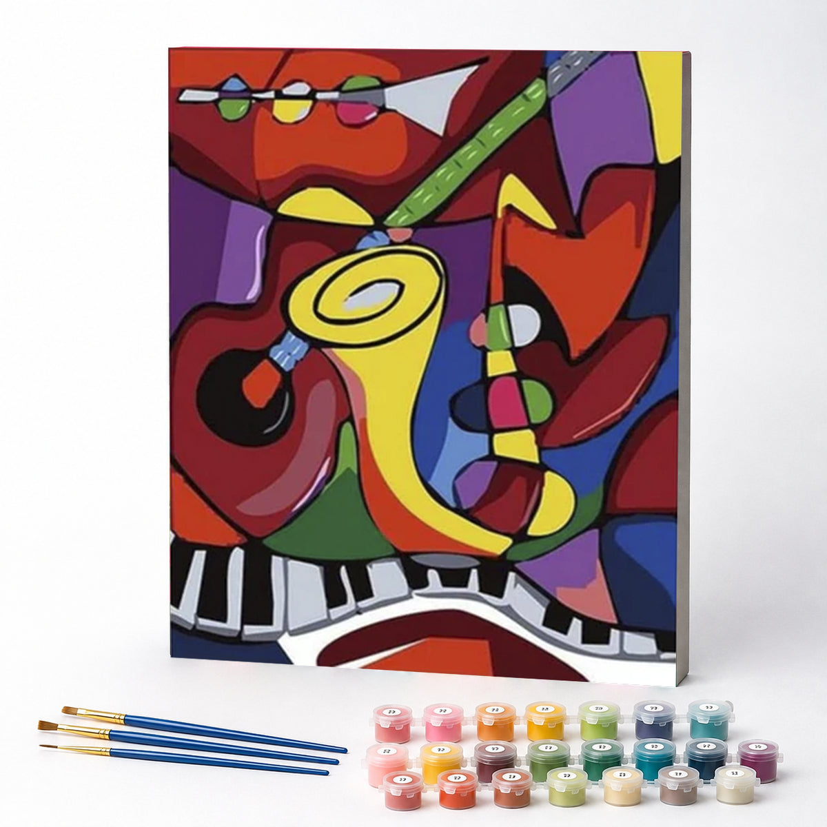 Kit de Pintura Numerada - Orquestra Colorida