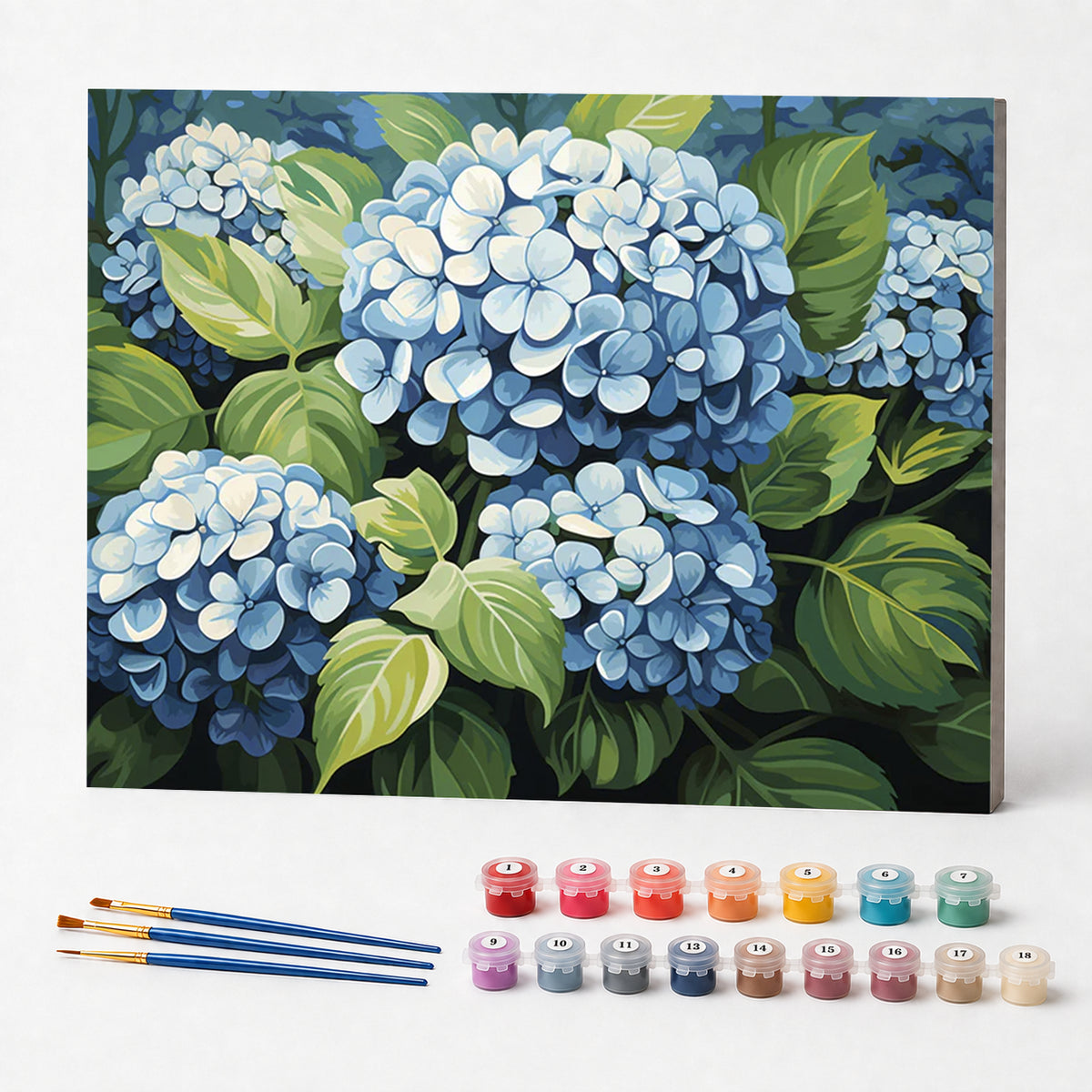 Kit de Pintura Numerada - Orquídeas Azuis