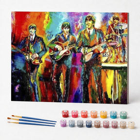 Kit de Pintura Numerada - Os Beatles