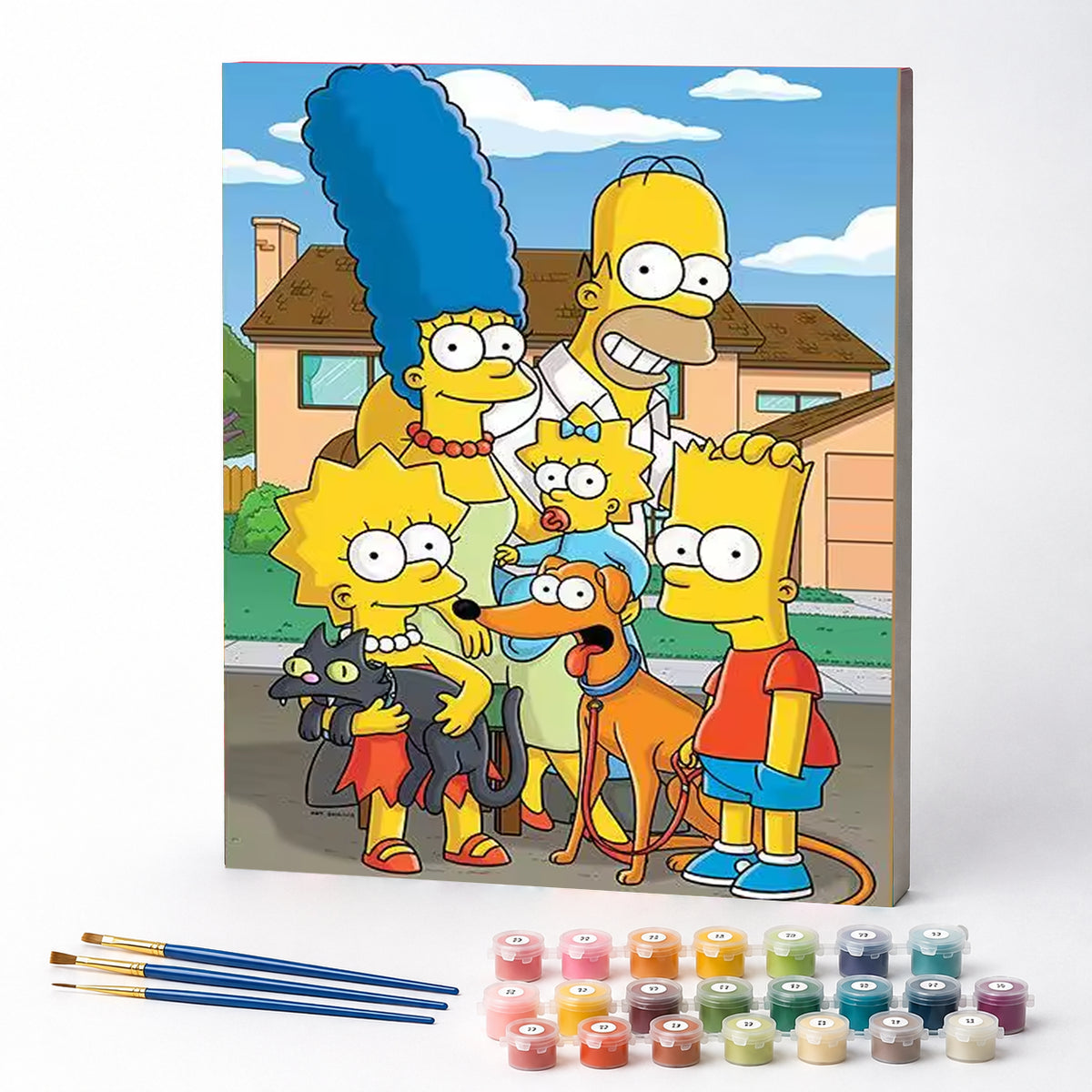 Kit de Pintura Numerada - Os Simpsons