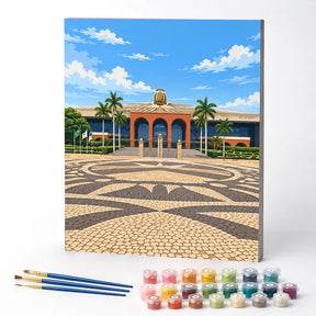 Kit de Pintura Numerada - Palmas, Tocantins