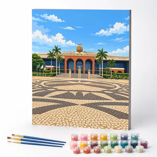 Kit de Pintura Numerada - Palmas, Tocantins