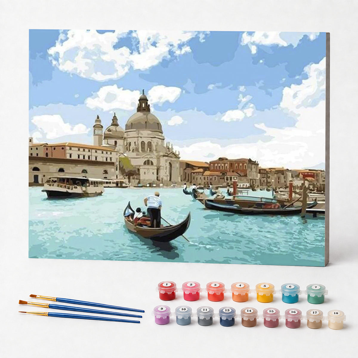 Kit de Pintura Numerada - Passeio em Veneza