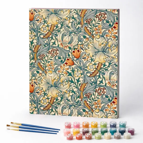 Kit de Pintura Numerada - Plantas e Flores