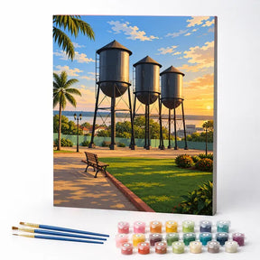 Kit de Pintura Numerada - Porto Velho, Rondônia