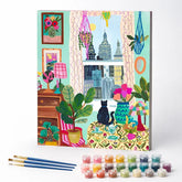 Quarto Colorido - Kit de Pintura Numerada
