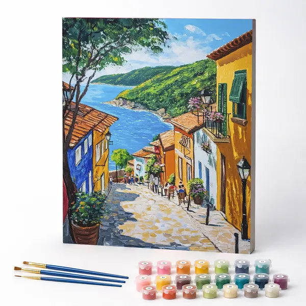 Kit de Pintura Numerada - Rampa para a Praia