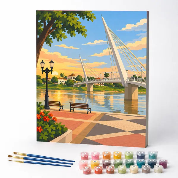 Kit de Pintura Numerada - Rio Branco, Acre