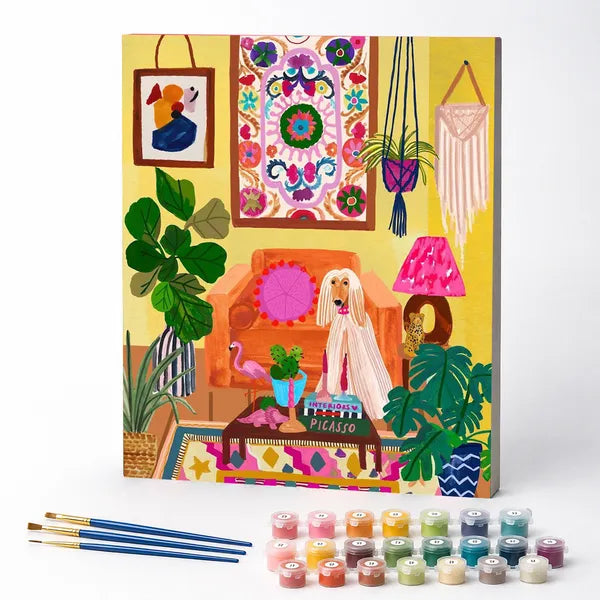 Kit de Pintura Numerada - Sala Divertida