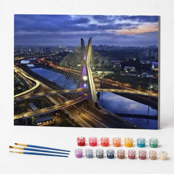 Kit de Pintura Numerada - São Paulo